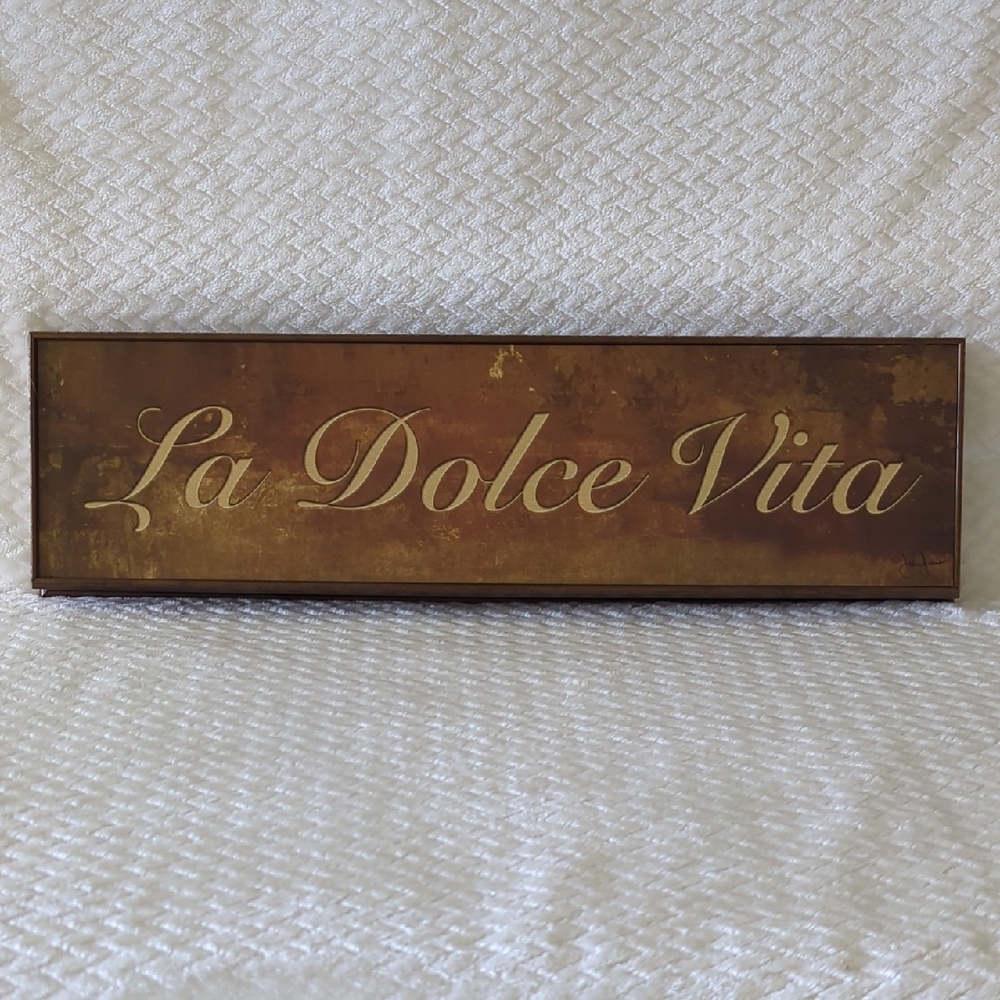 "La Dolce Vita" Framed Wall Art
